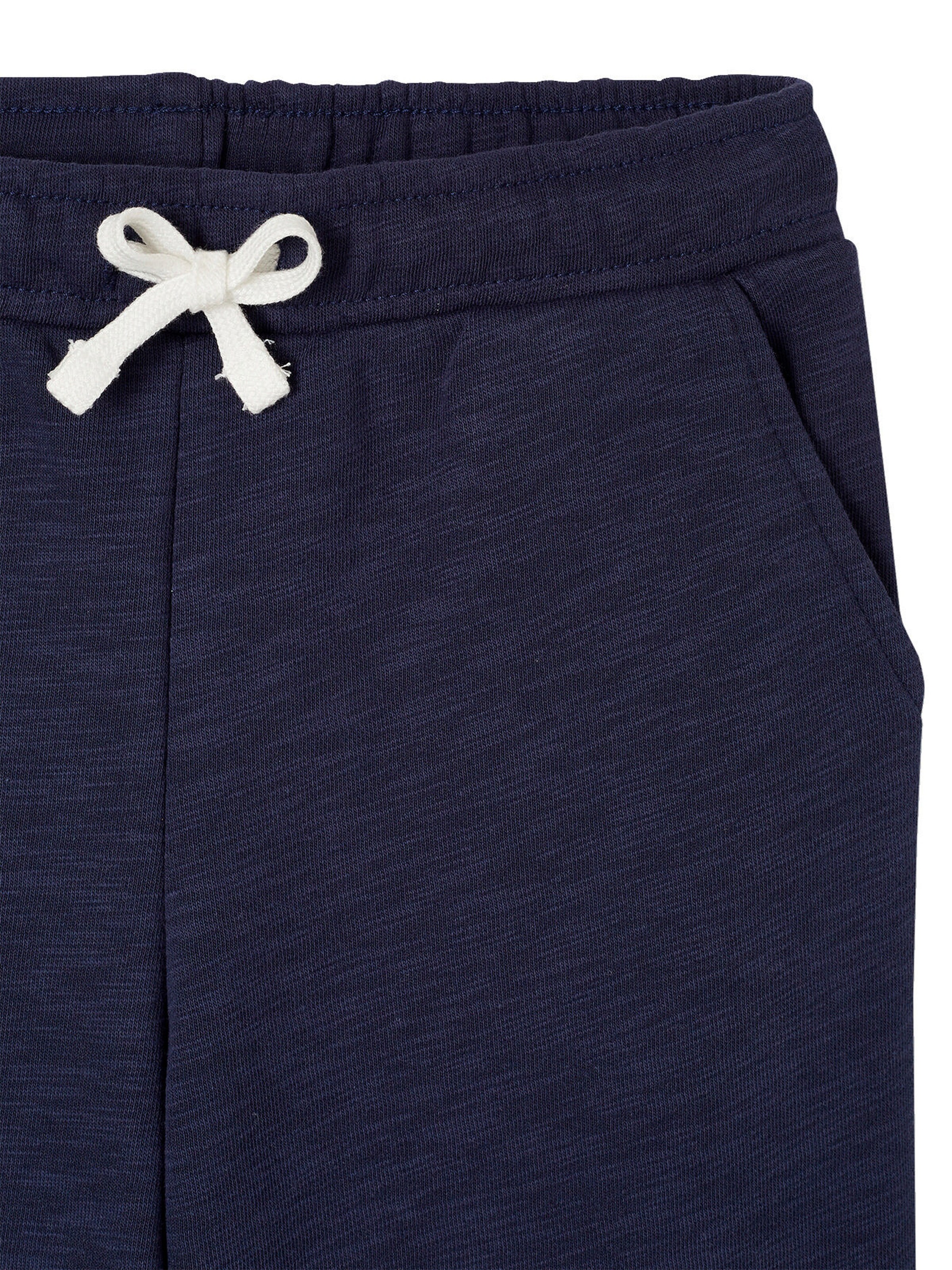 Vertbaudet Weite Mädchen Jogginghose mit Recycling-Polyester marine