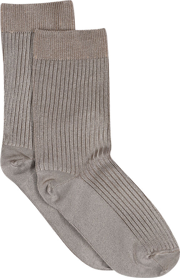 mpWoman Vicky viscose rib socks Blå