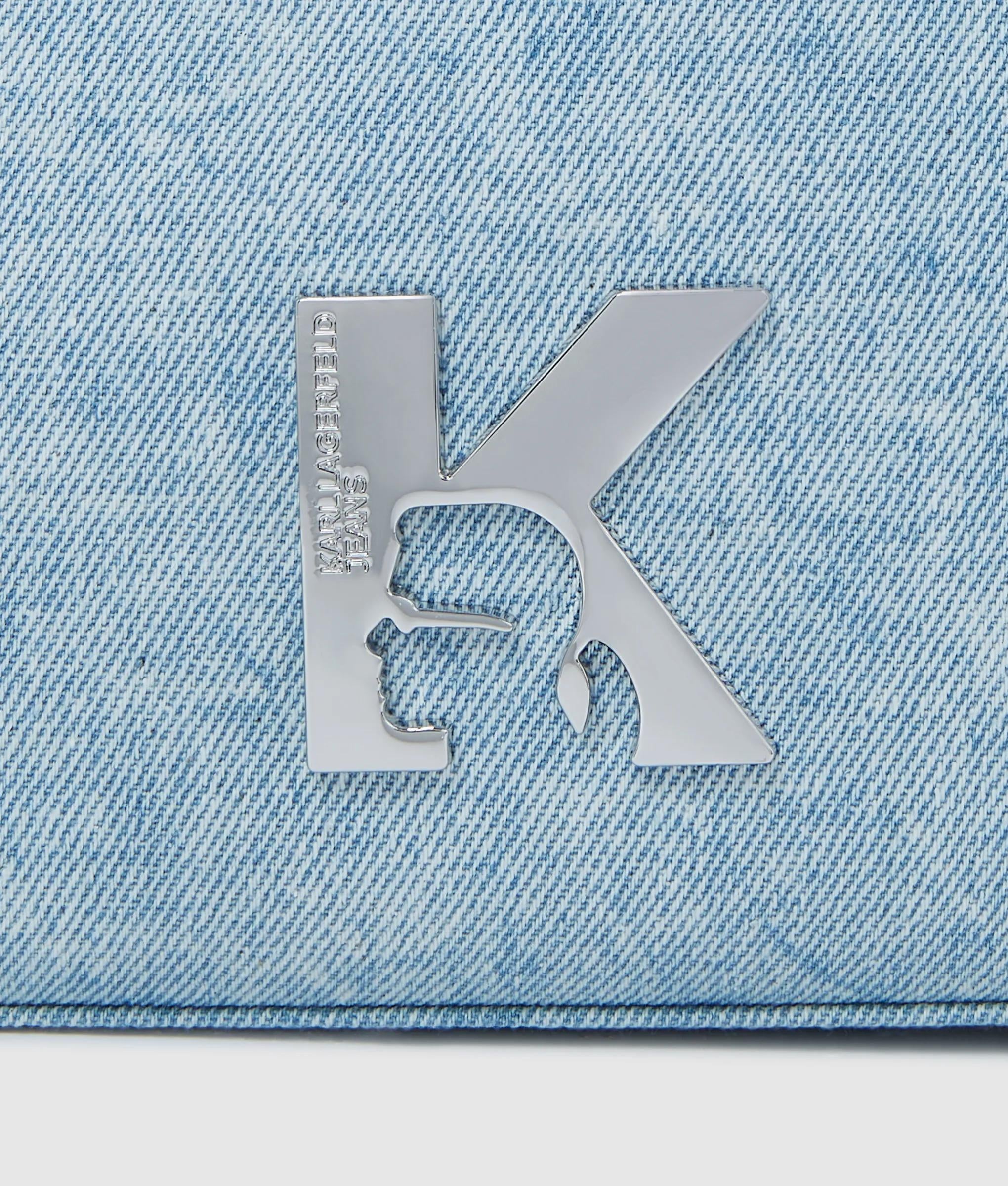 Geo denim schoudertas