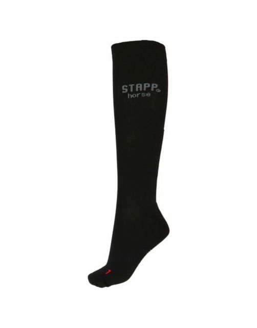 Stapp Horse Kniekous Compression Zwart - Ruiterkleding