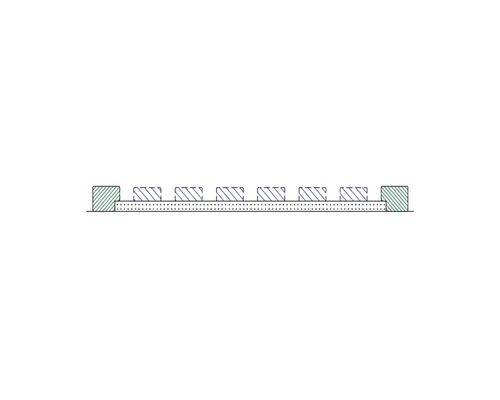 Universele afwerkstrip voor akoestische panelen Saragossa Oak 2800 x 28 x 22 mm