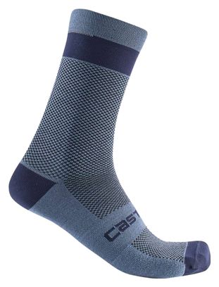 Chaussettes Castelli Alpha 18 Bleu