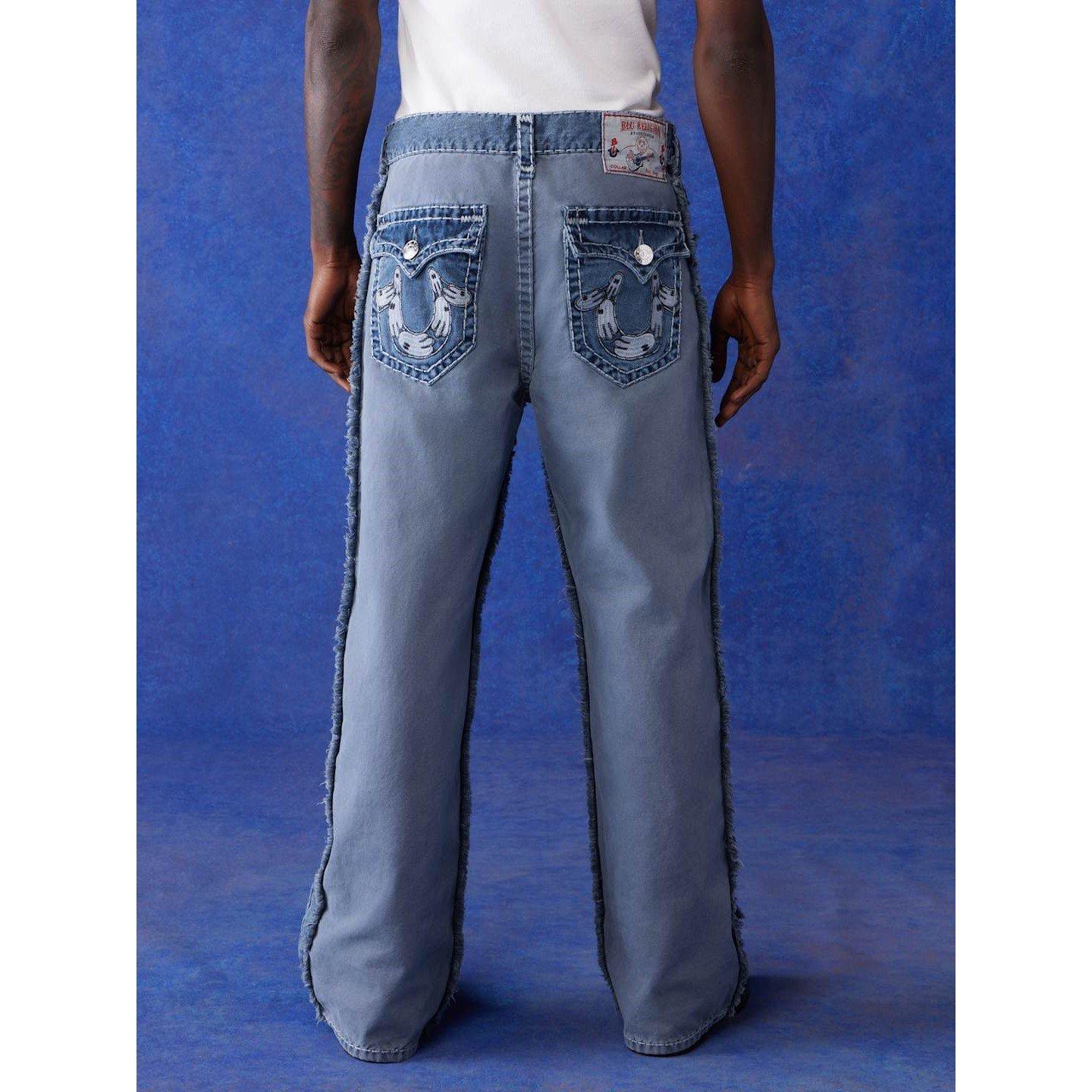 True Religion TR Super T Wide Leg Jeans Mens