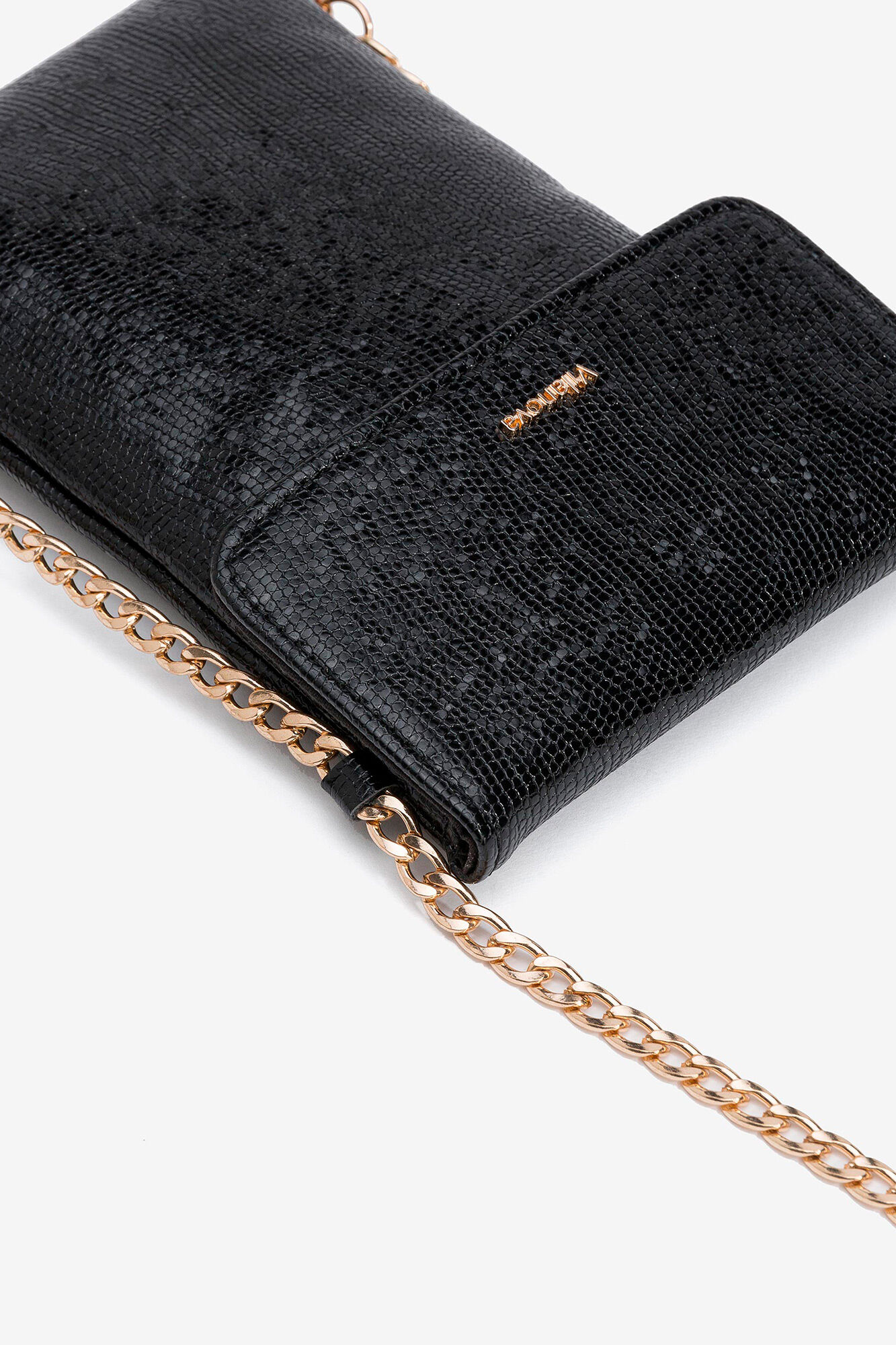 Bolsa para celular com glitter