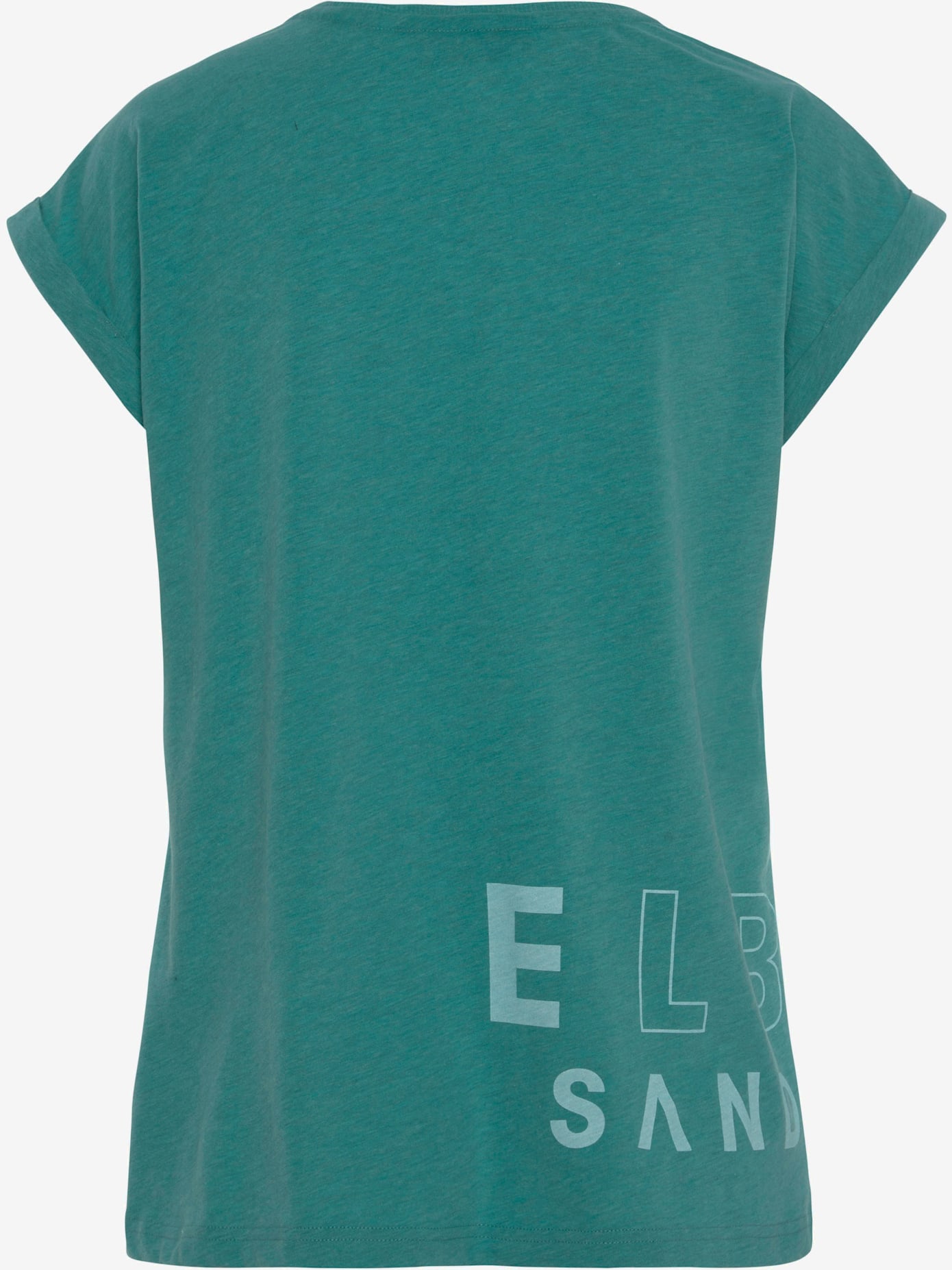 T-shirt encolure côtelée