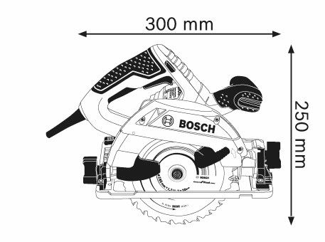 Bosch GKS 55  GCE Cirkelzaagmachine  - 0601682100
