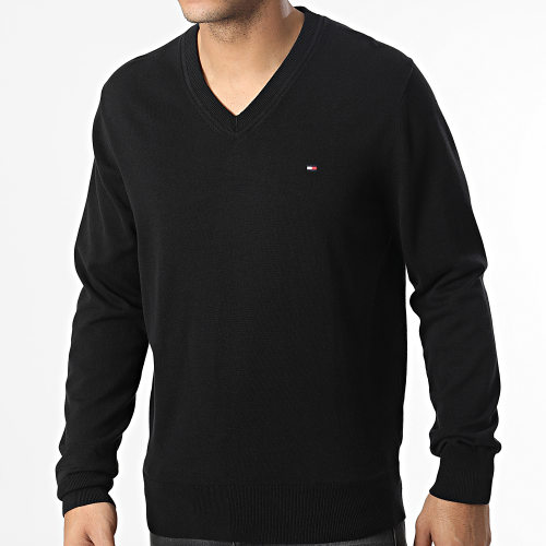 Pull Col V 1995 0956 Noir