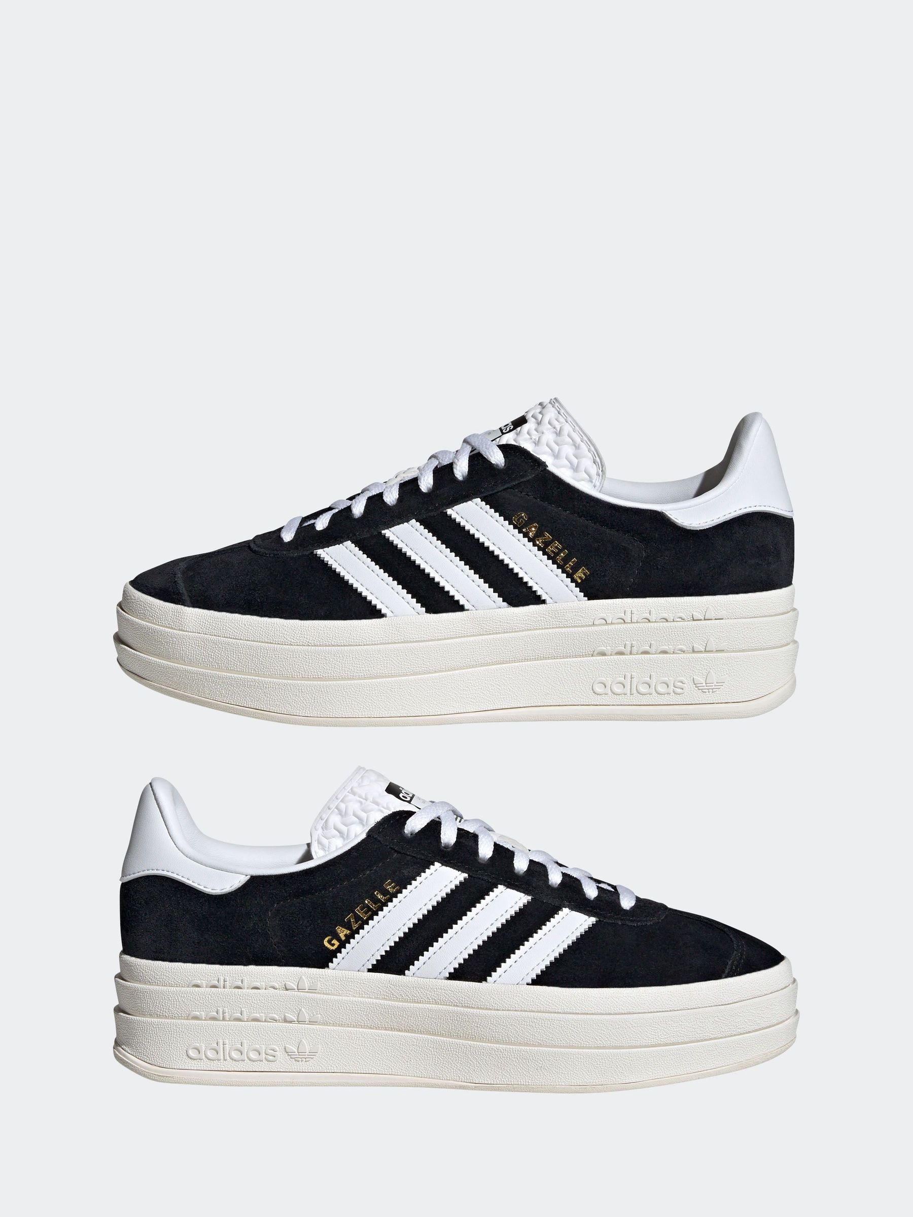 Donkerzwart - adidas Originals Gazelle Bold W Trainers