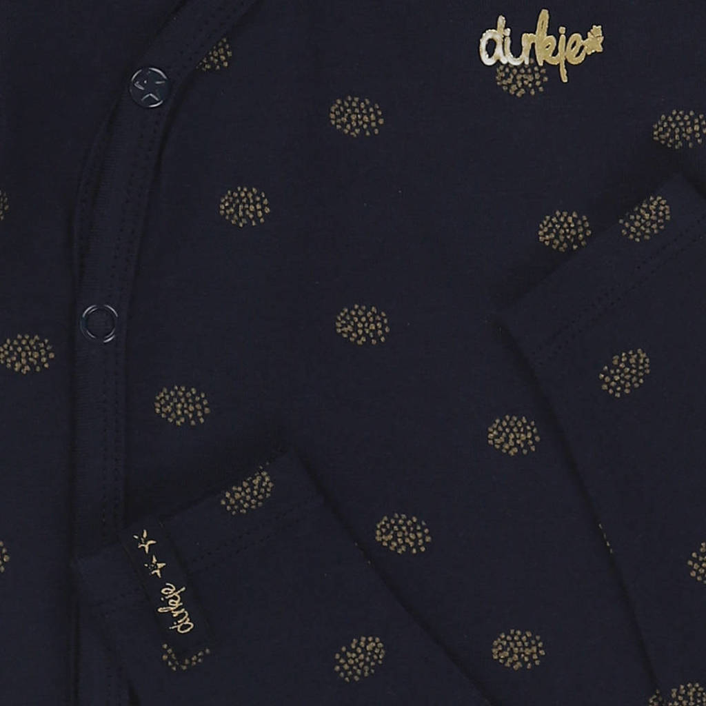 Dirkje baby shirt + broek van katoen donkerblauw