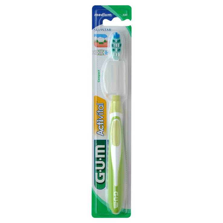 GUM Activital Zahnbürste kompakt medium, 1 St
