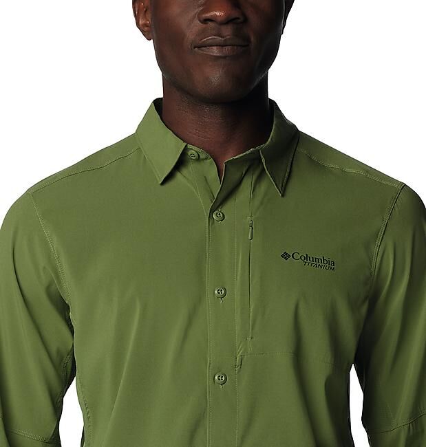 COLUMBIA - CHEMISE CIRQIE RIVER VENTED WOVEN LS