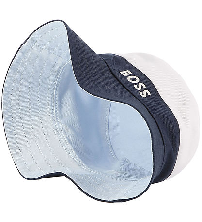 BOSS Sommerhut - Umkehrbar - Persisch Blue/Weiß/Navy