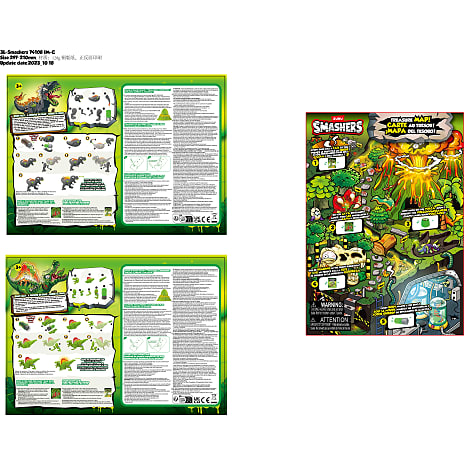 Smashers Mega Jurassic Light Up Dino æg