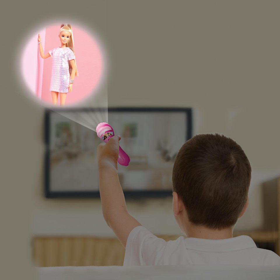 Lexibook - Barbie Stories Projector and Torch Light - (LTC050BB)
