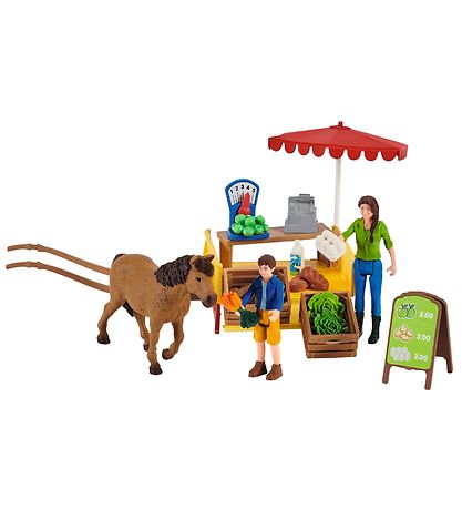 Schleich Farm WoRød - 34 x 23 - Mobil G?rdsplads 42528