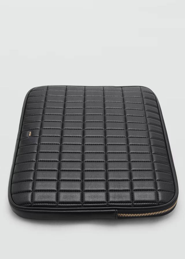 Mango 13 laptophoes zwart