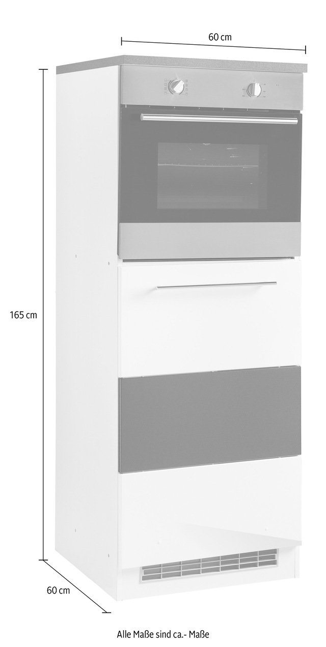 KOCHSTATION Backofen/Kühlumbauschrank »KS-Trient« 60 cm breit