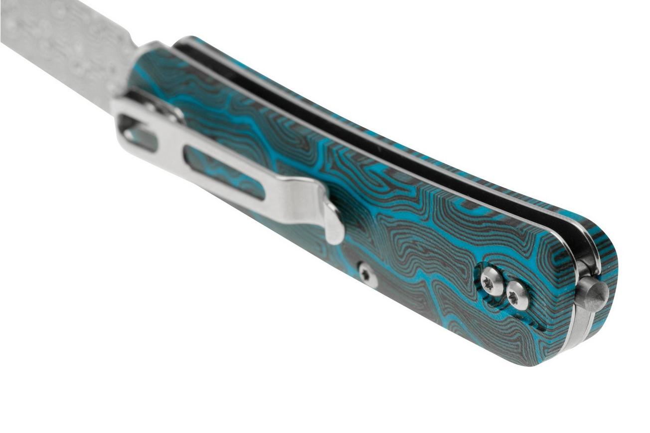 Böker Plus Tech Tool 01BO559DAM, Damascus Blade Blue Damast G10, zakmes