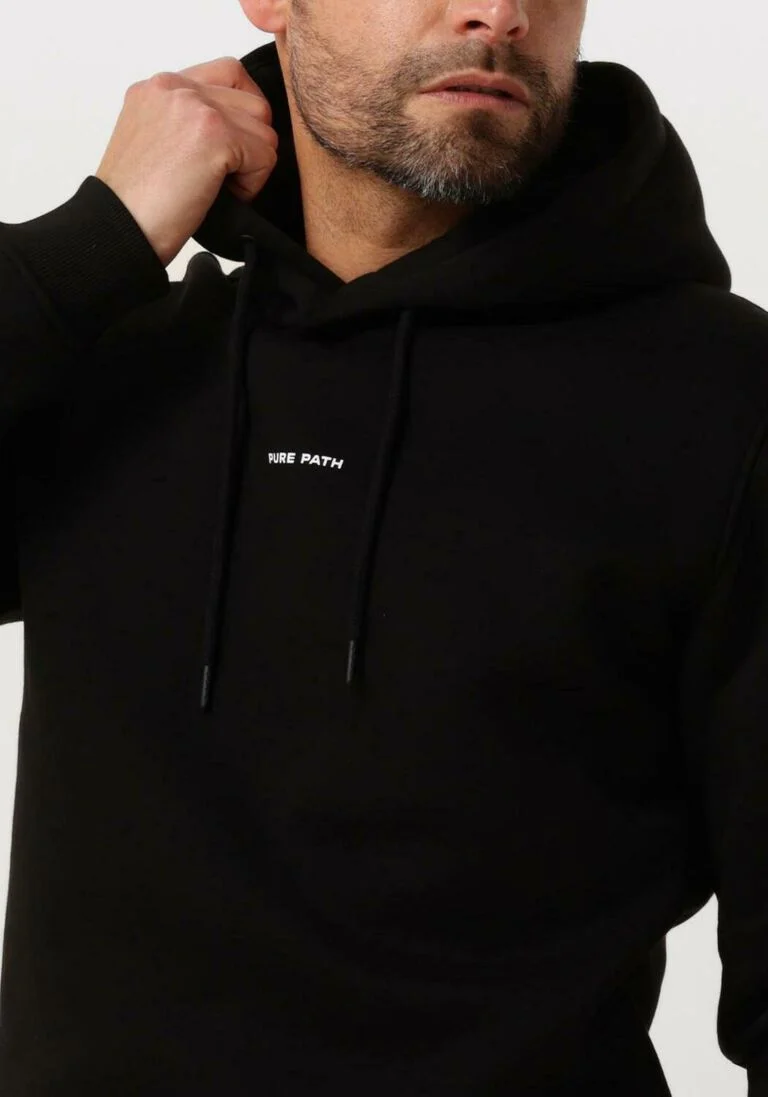 PURE PATH zwarte pure path trui pure logo hoodie