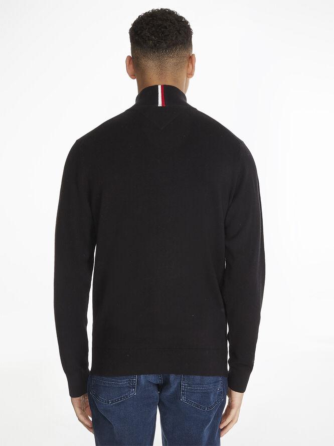 Tommy Hilfiger PIMA ORG CTN CASHMERE ZIP MOCK Bds