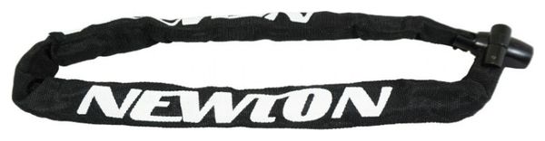 ANTIVOL VELO CHAINE A CLE NEWTON NOIR DIAM 6mm L 75cm