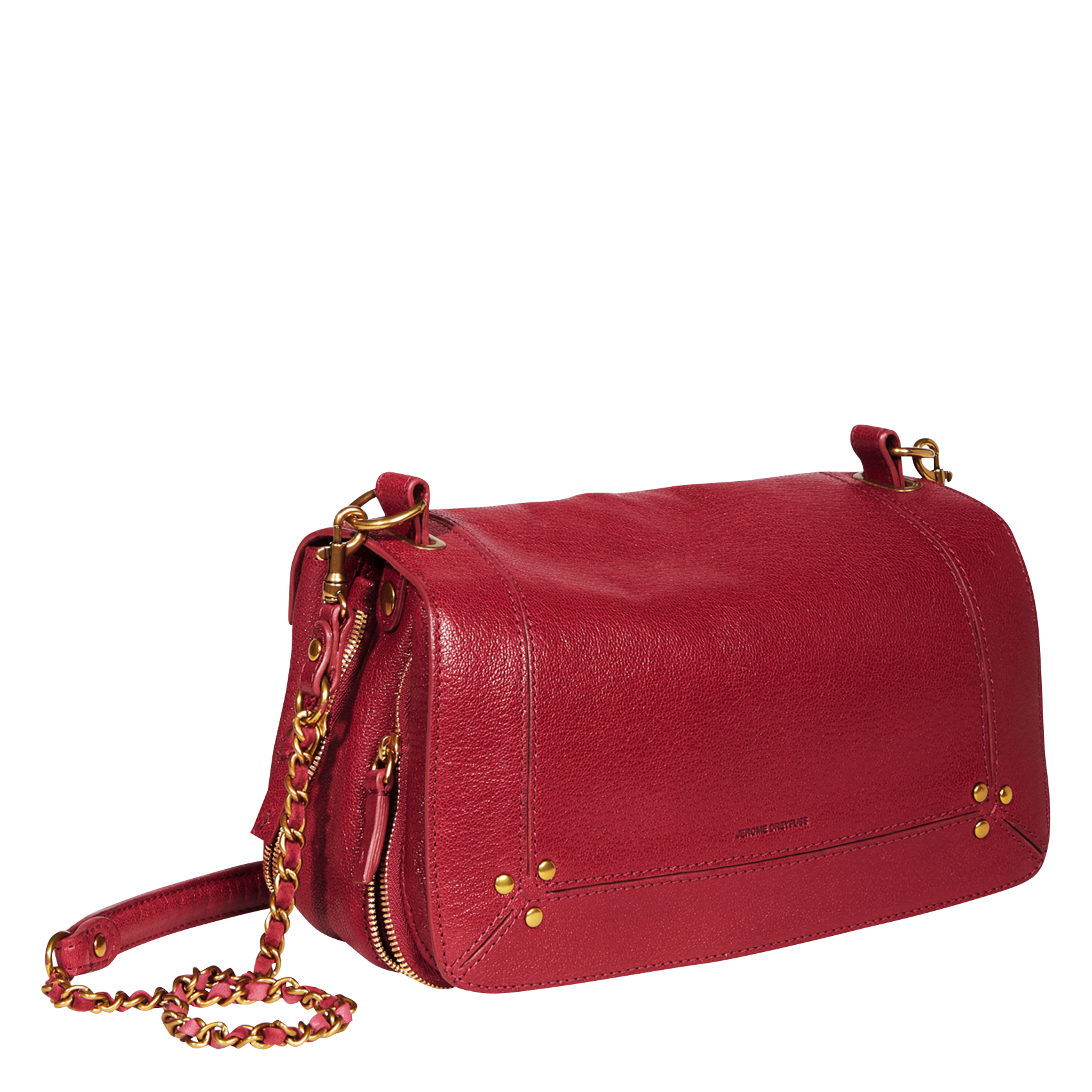 BOBI - Sac bandoulière en cuir | Rouge