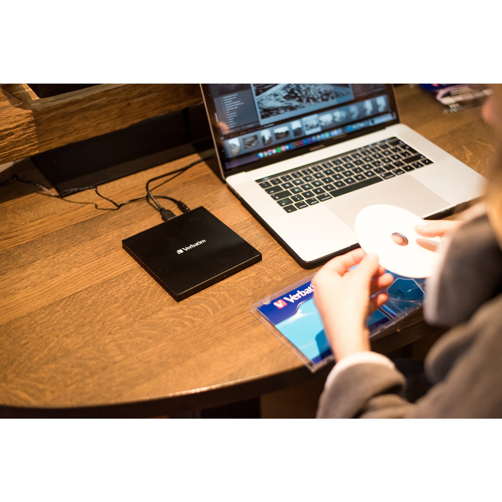 Verbatim externer Blu-ray-Brenner External Slimline-Blu-ray-Writer
