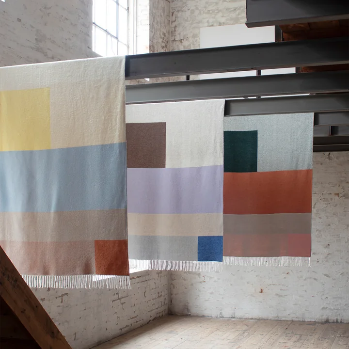 Mette Ditmer - Brick Decke 190 x 125 cm, hellgelb