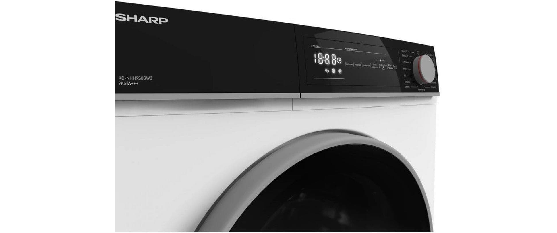 Wäschetrockner KD-NHH9S8GW3-DE Rechts<br>Wärmepumpentrockner