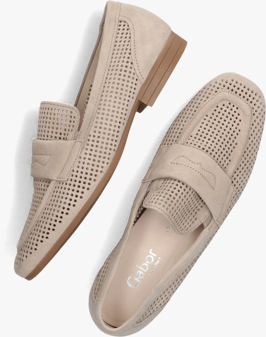 GABOR beige gabor loafers 424