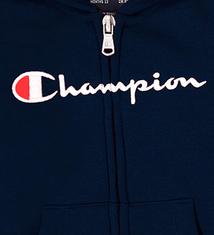 Champion Sweatset - Cardigan/Jogginghosen - Navy/Grau Melange