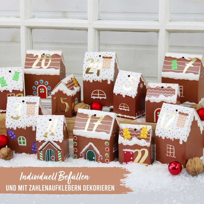 Adventskalender Set - Lebkuchen
