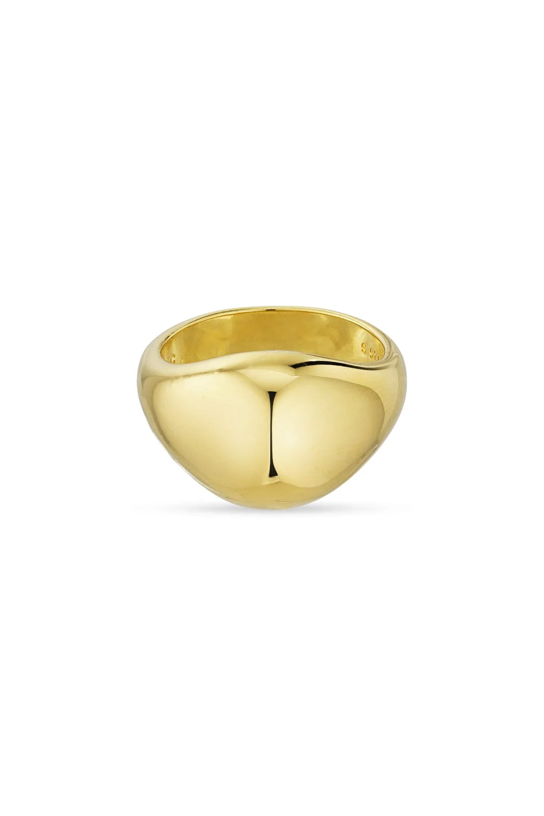 Jane Kønig Atomic Dome Signet Ring guld