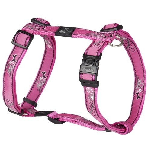 Colete de nylon para cães da Armed Response, rosa
