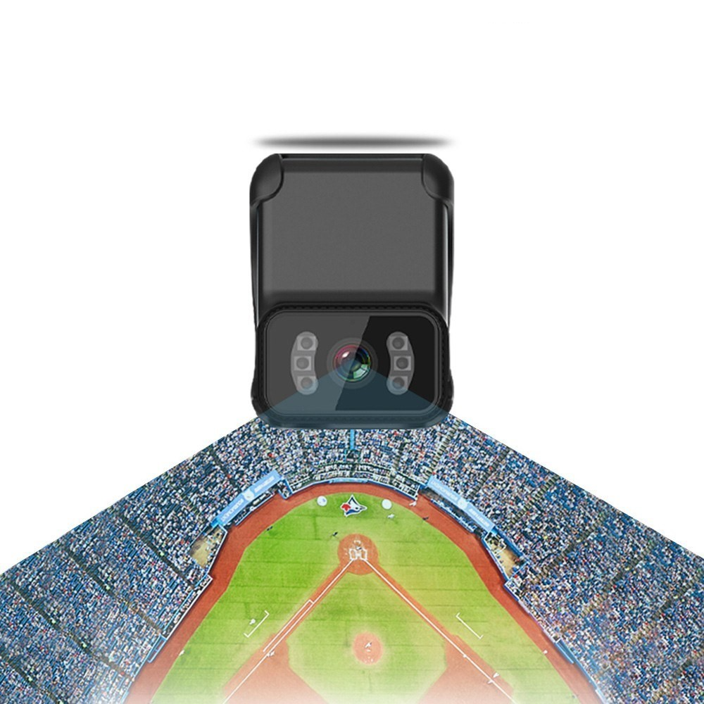1080P HD Action Cam WiFi Kamera mit Weitwinkel   Nachtsicht / Micro SD Kartenslot - Schwarz