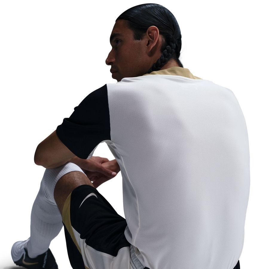 Nike T-shirt d'Entraînement Dri-FIT Strike - Blanc/Noir/Or/Noir