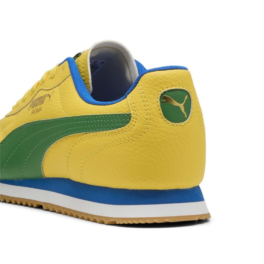 Roma Anniversario Pele Yellow-Archive Green-PUMA Team Royal