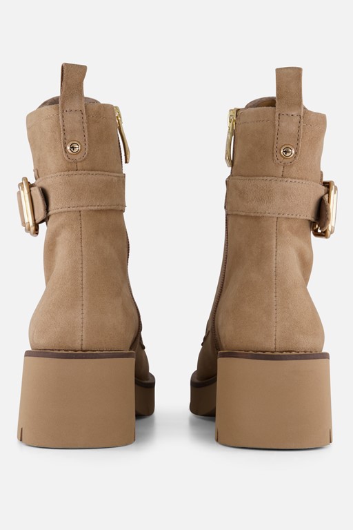 Tamaris Veterboots beige Leer
