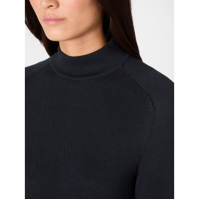 Damen-Strickpullover Baumwolle, Navy