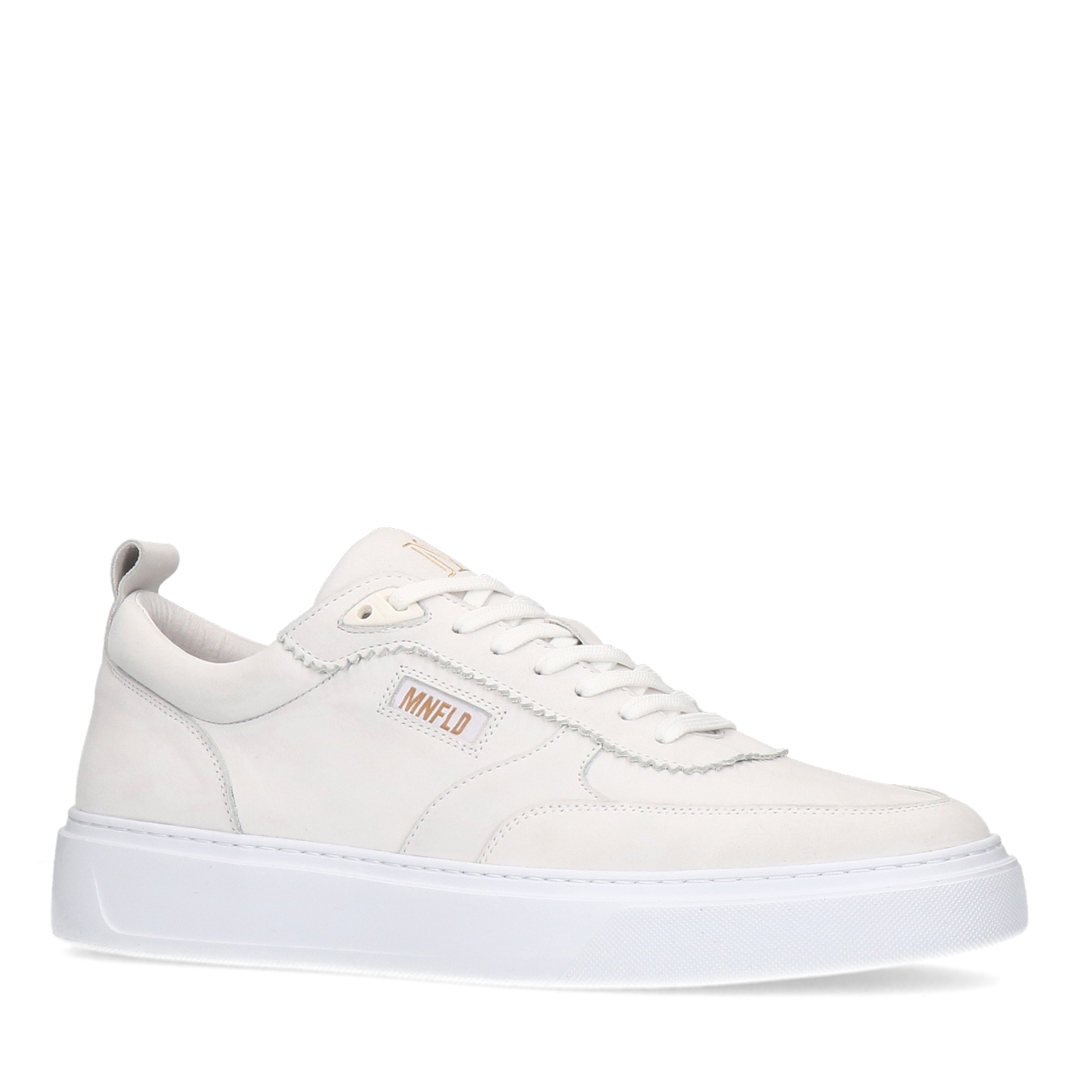 Witte leren sneakers