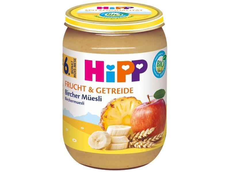 HIPP Früchte Getreide Birchermüesli Früchte-Getreide, Birchermüesli, 1 x 190 g