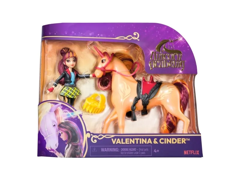Unicorn Academy Doll & Unicorn - Valentina & Cinder
