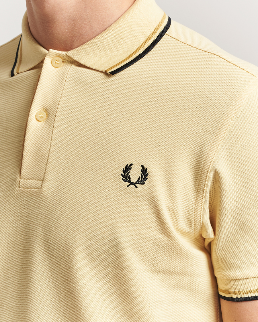 Fred Perry Twin Tipped Polo Shirt Yellow