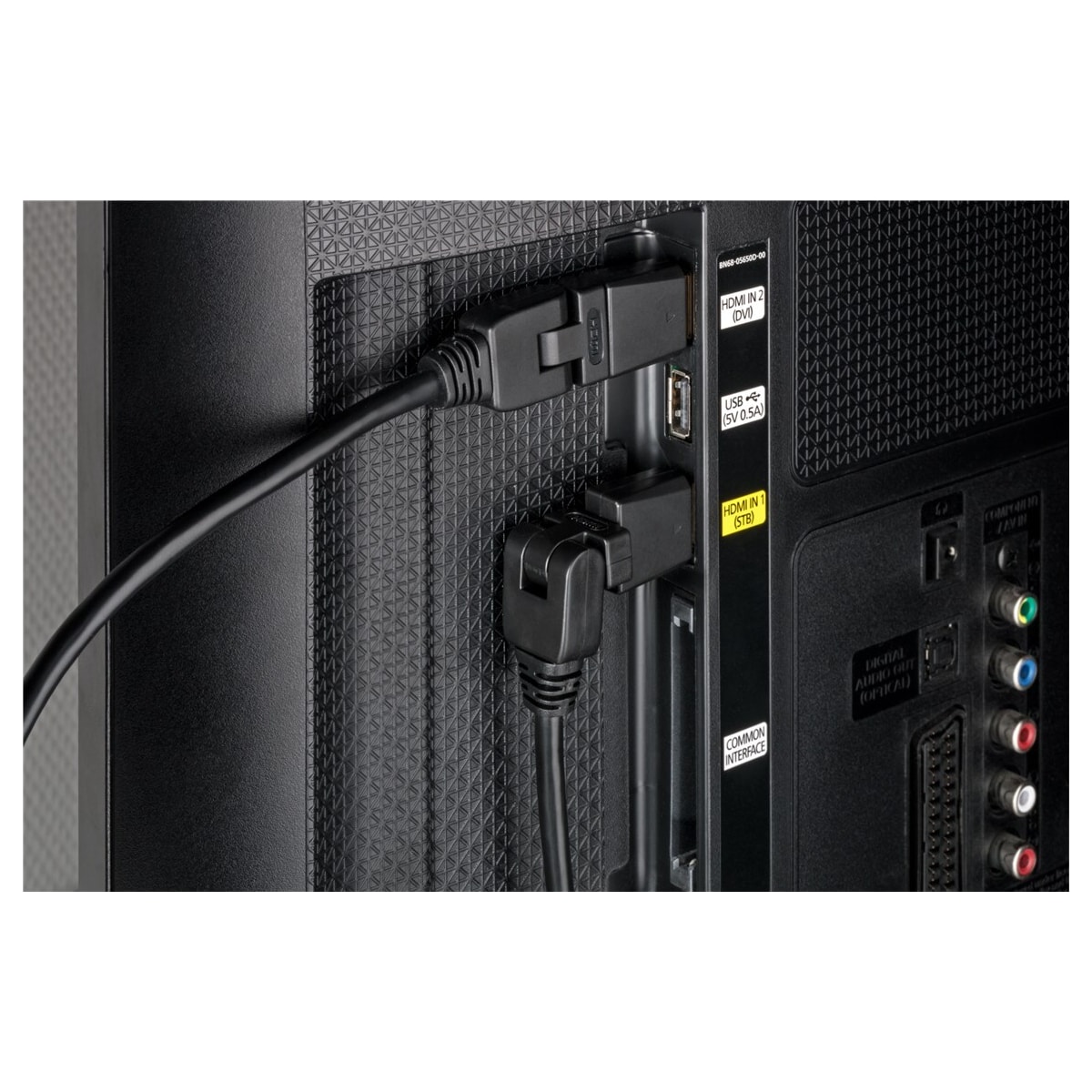 Goobay Høyhastighets HDMI™ 360°-kabel med Ethernet