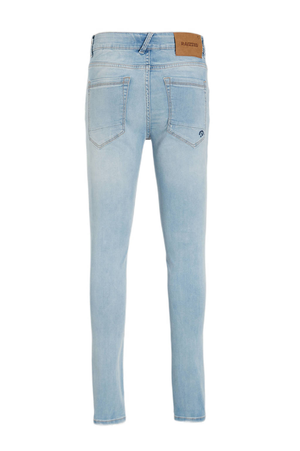 Raizzed skinny jeans Tokyo crafted met slijtage light blue stone