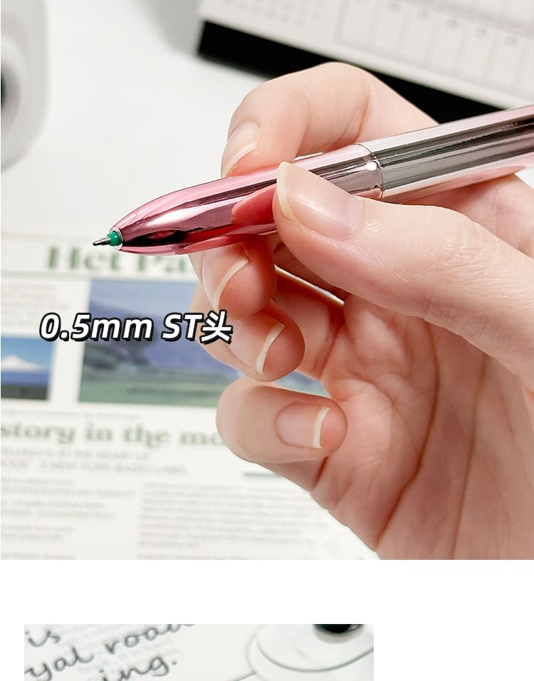 Klasse 302 - Metallic veelkleurige pen - 0,5 mm / set