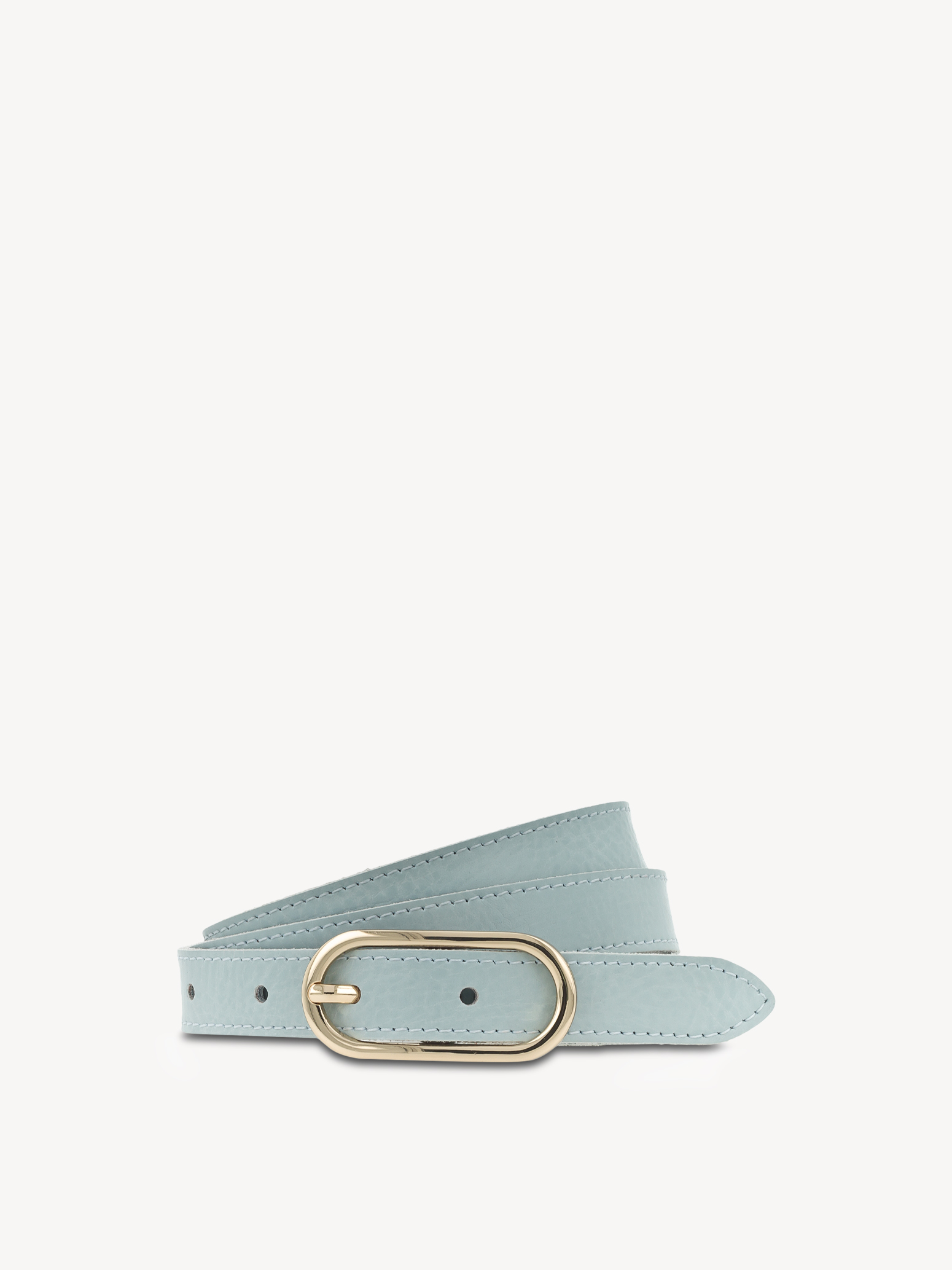 Leren Riem - turquoise