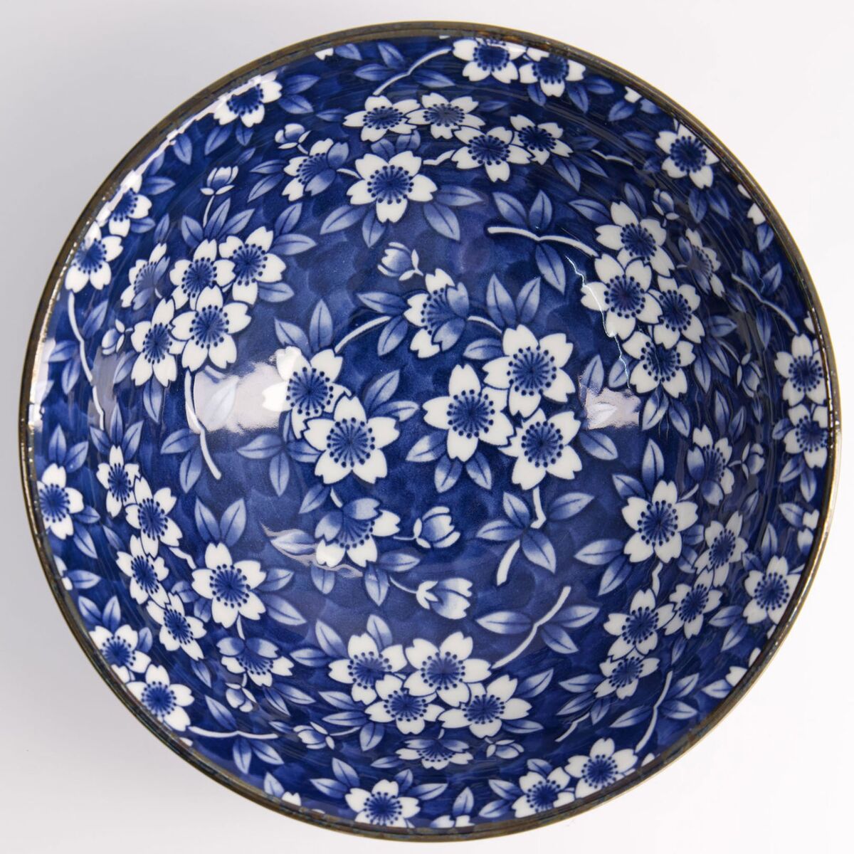 Blue Sakura ramenskål, 1300 ml