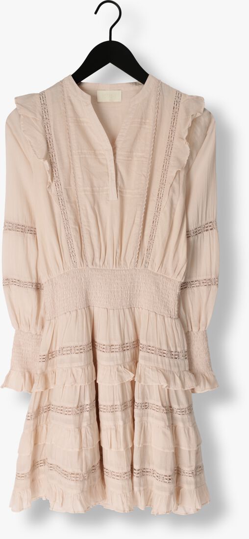 NOTRE-V ecru notre-v mini jurk voile dress