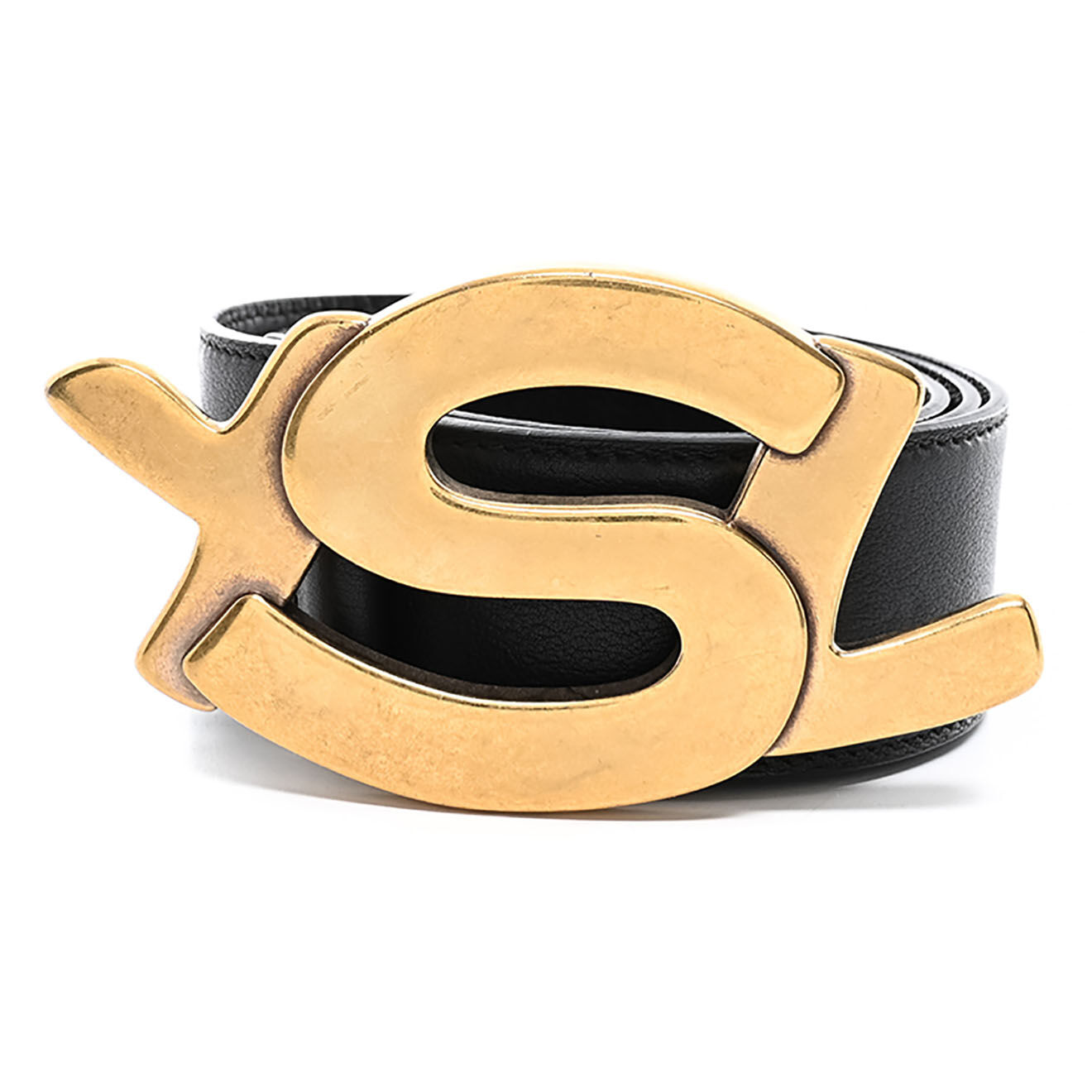 Saint Laurent Ceinture en Cuir noire - Très bon état